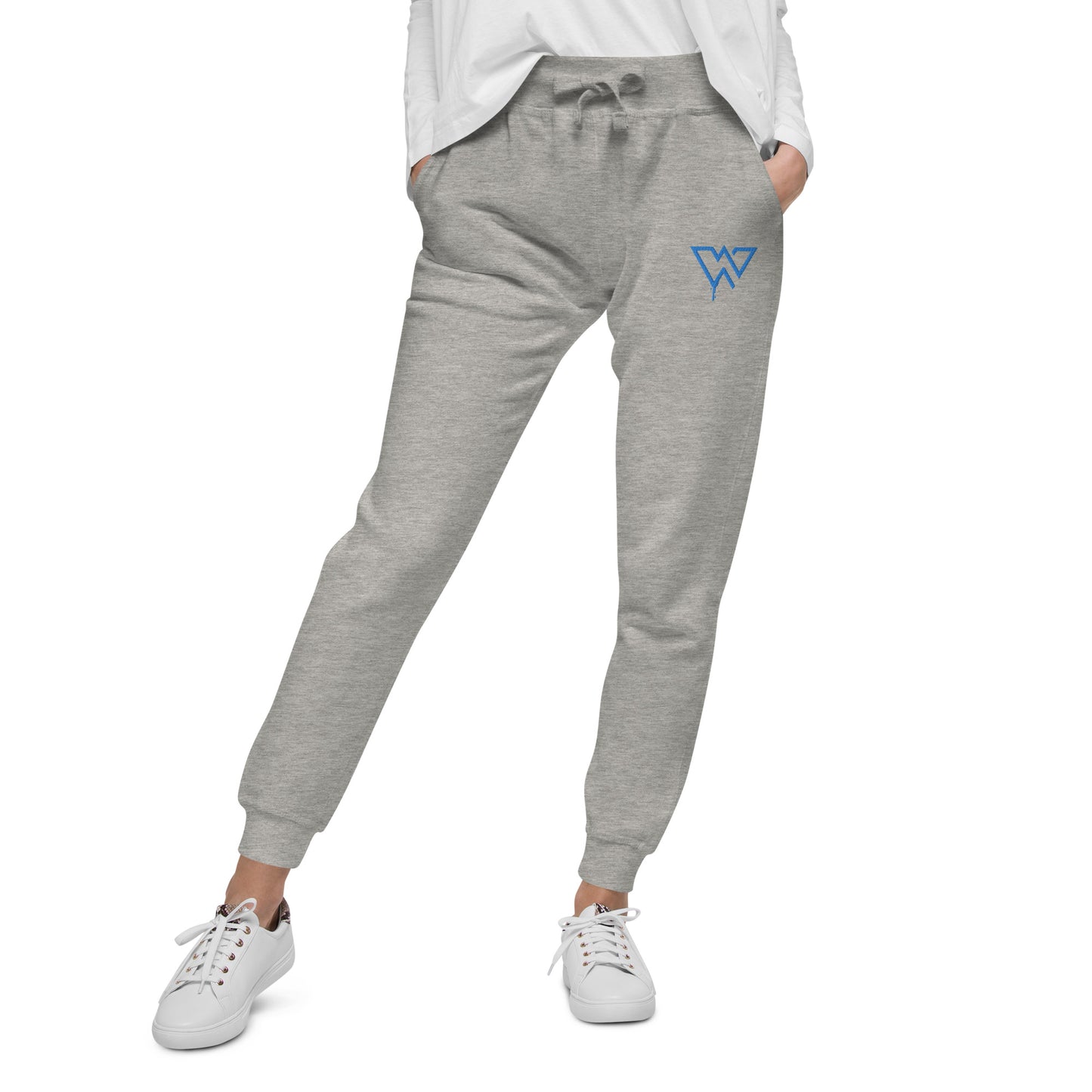 Unisex fleece  "W" sweatpants